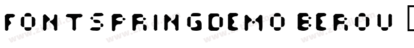 FONTSPRINGDEMO Berou字体转换